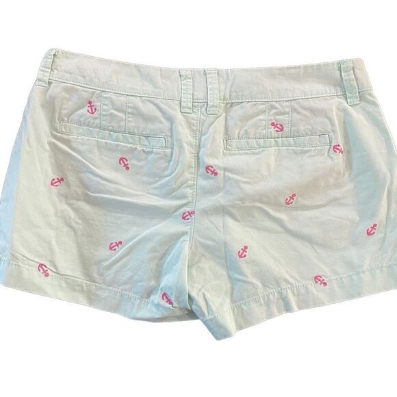 Old Navy size 2 light green pink anchor shorts - Picture 3 of 3